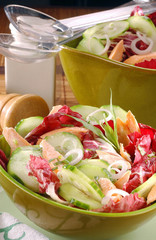 salade concombre et saumon 3