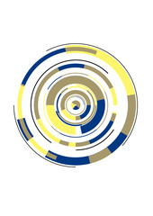 3d, Kreise, Hintergrund, Muster, Karte