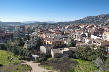 Fototapeta na wymiar Widoki Manzanares el Real, Madryt Province, Hiszpania
