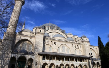 Fototapeta na wymiar Meczet Sulejmana w Stambule