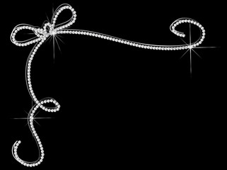 Diamond ribbon