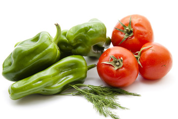 Paprika mit Dill