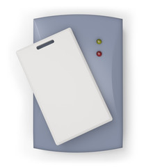 RFID reader with RFID card