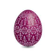 Easter eggs decorated with oriental designs