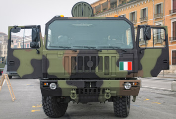 Italian army military truck