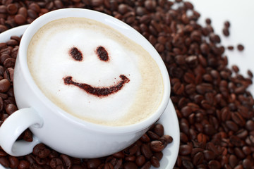 Kaffee und Smily