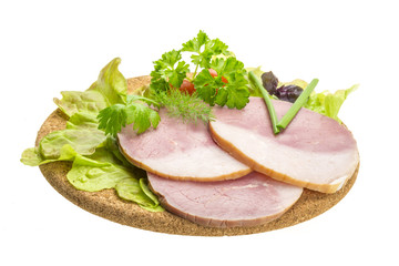 Bacon with vegetables