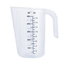 Measuring cup isolated on white