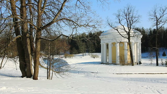 Temple of Friendship in Pavlovsk, St. Petersburg, RUS
