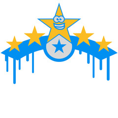 Fototapeta premium Happy Star Design