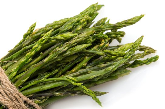 Freshly picked Asparagus .