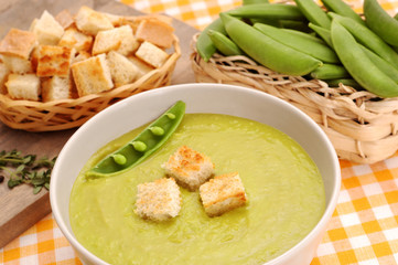 green vegetable soup