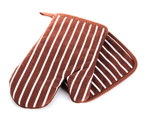 Potholder brown isolated on white