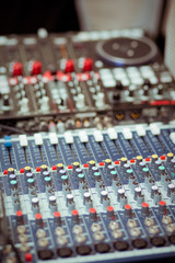 Fototapeta premium DJ mixer