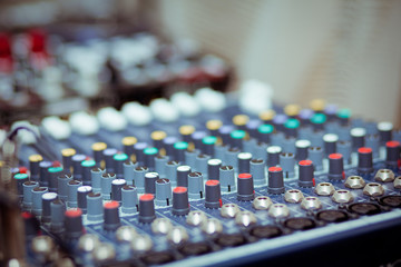 Fototapeta premium DJ mixer