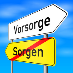 schild lr vorsorge sorgen I