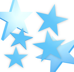 modern image stars blue