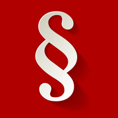 Paragraf Papier Hintergrund ROT