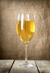 Glass of white wine
