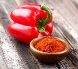 Paprika with fresh pepper