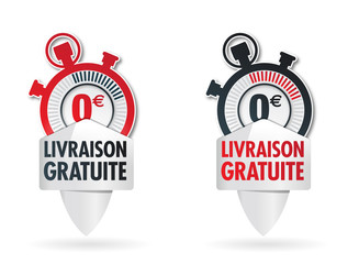 boutons : livraison gratuite