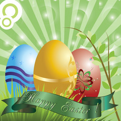 Happy easter,easter eggs.
