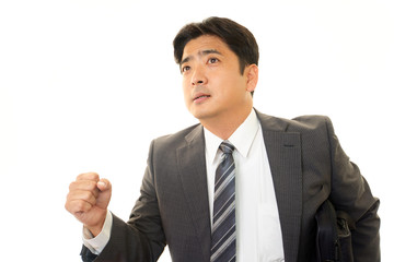 走るビジネスマン