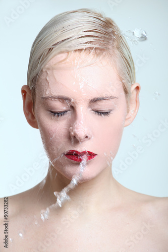 Gesicht Spritzen Gesicht Spritzen