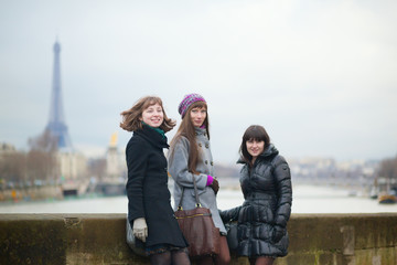 Friends in Paris together