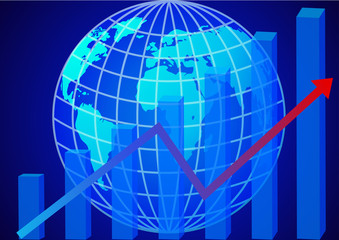 vector illustration of business network