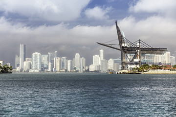 Miami skyline, South Florida