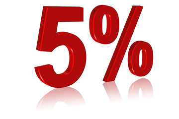 5%