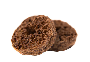 chocolate ring isolated