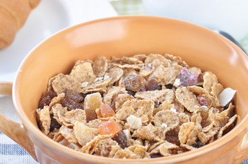 A bowl of muesli