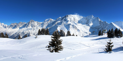 Frankrijk - Mont-Blanc (gezien vanaf Prarion)