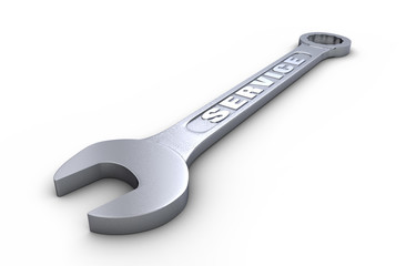 Service - Schraubenschlüssel