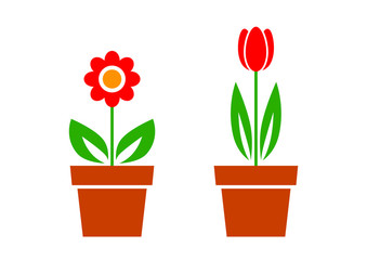 Flower icons