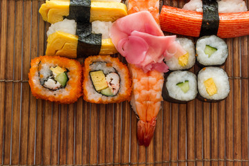 Yummy Fresh Sushi rolls