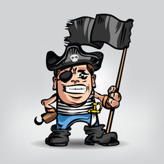 Pirate. Vector illustration