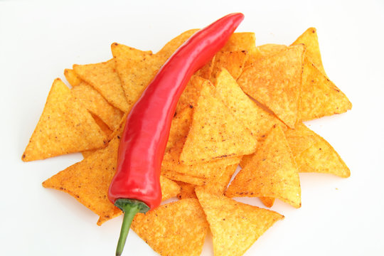 Taccos mit einer Pepperoni