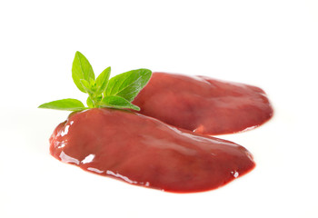 Raw chicken liver