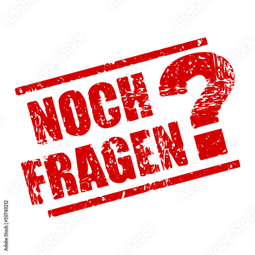 "stempel eckig noch fragen? I" Stockfotos und lizenzfreie Vektoren auf Fotolia.com - Bild 50760212