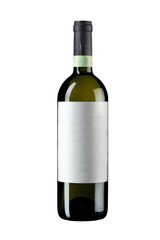 wine bottle unopened isolated