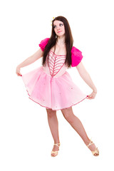 Woman dressed as fairies