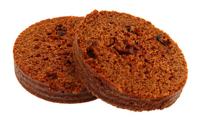 Brown Bread Isolated On White