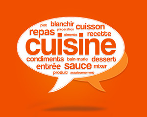 nuage de mots : cuisine