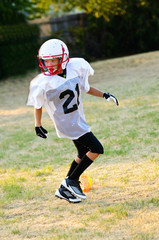 Youth football player