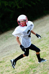 Young football receiver
