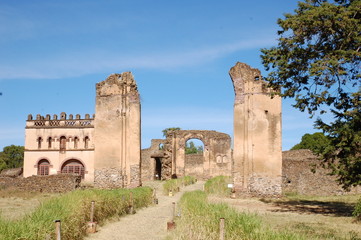 Fototapeta na wymiar Etiopia Castle Gonder