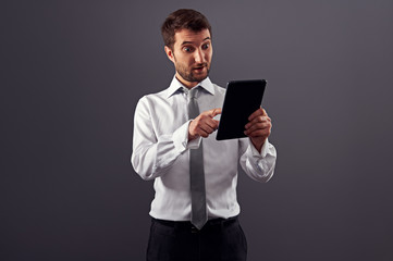 amazed businessman